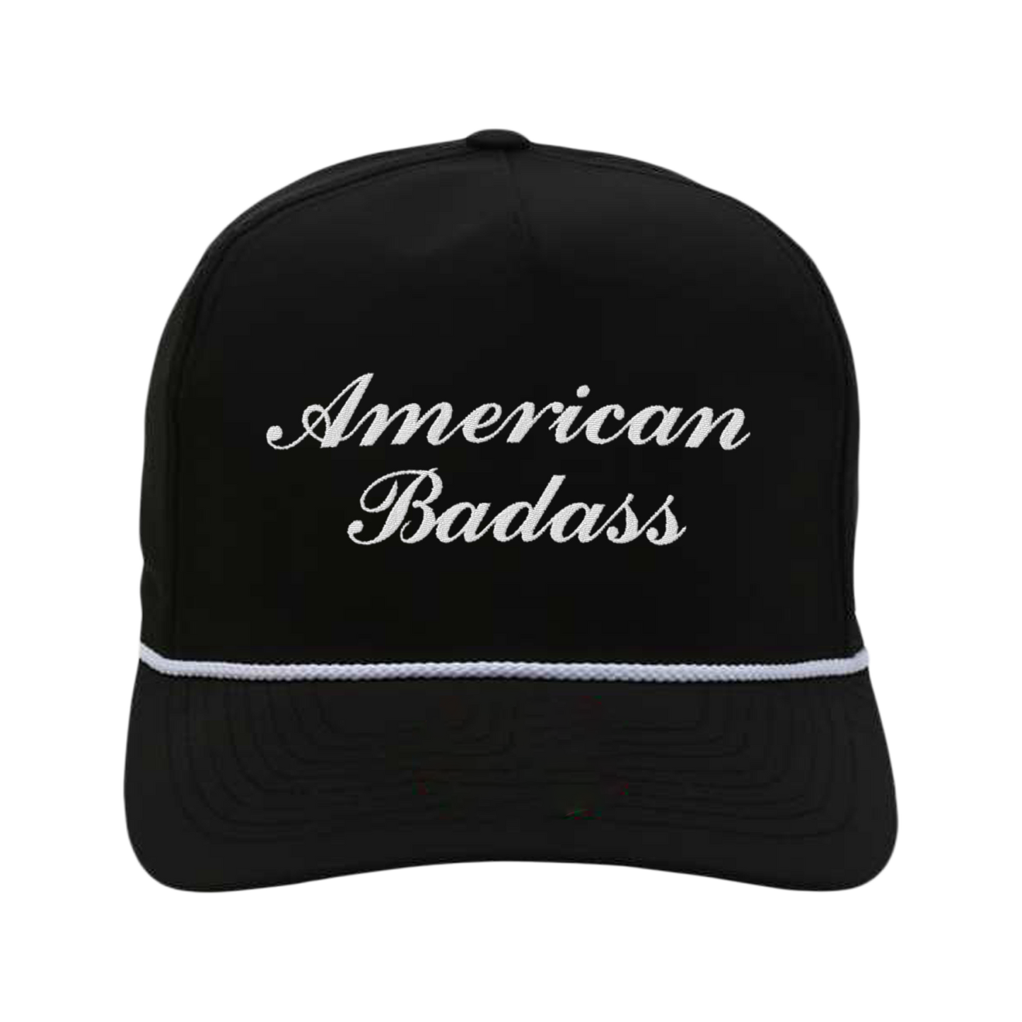 American Badass Black/White Hat
