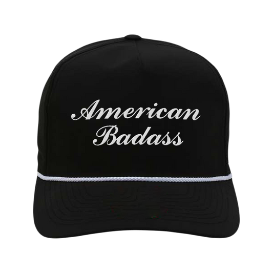 American Badass Black/White Hat