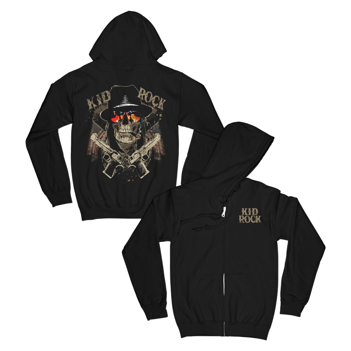 Dead Head Zip Hoodie