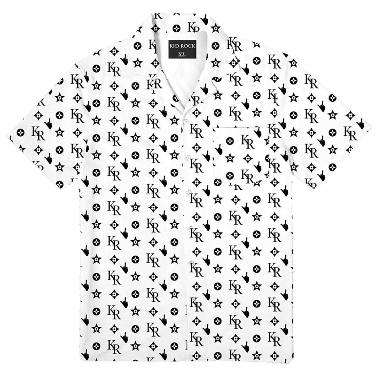 Couture Button Up T-Shirt