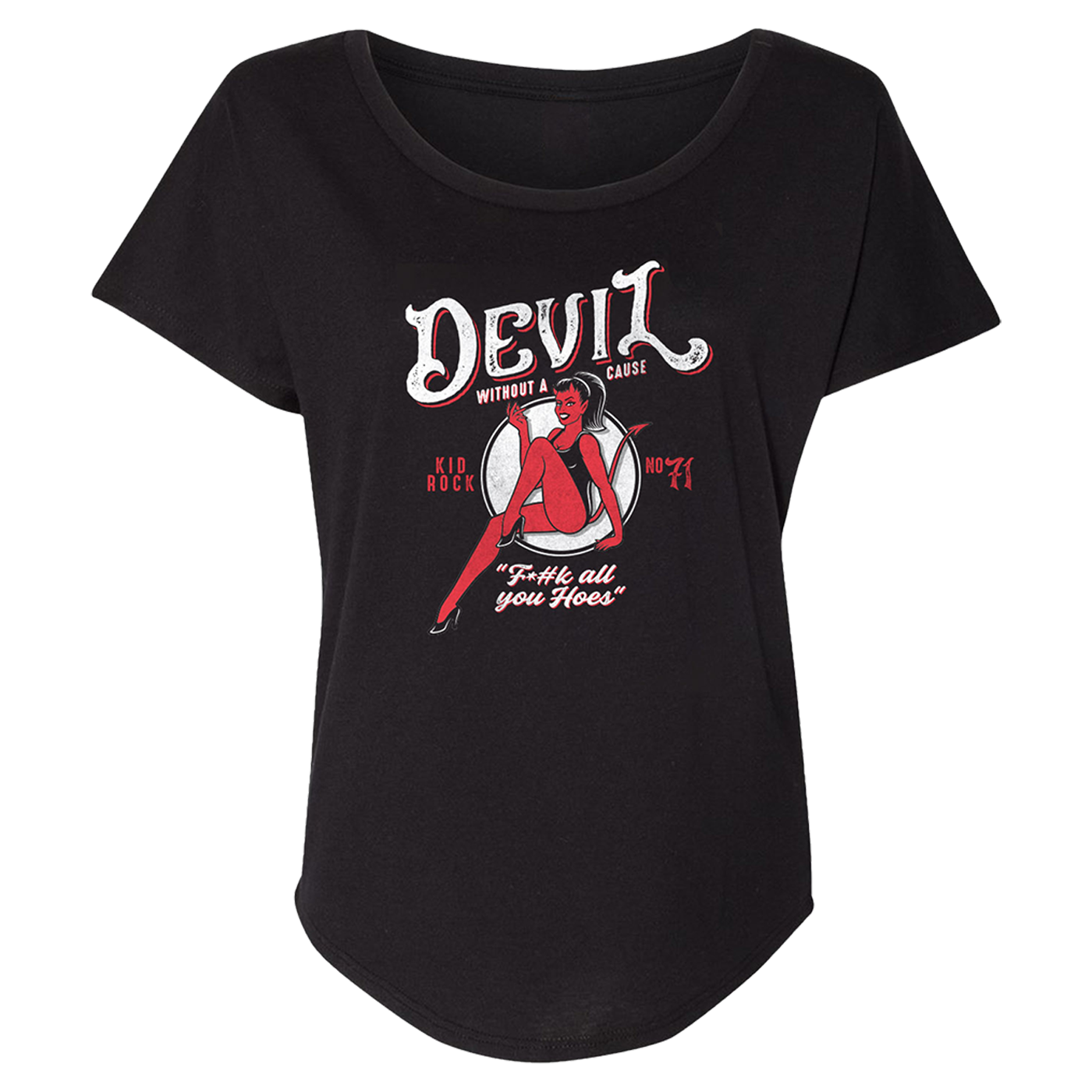 Devil Dolman Ladies T-Shirt