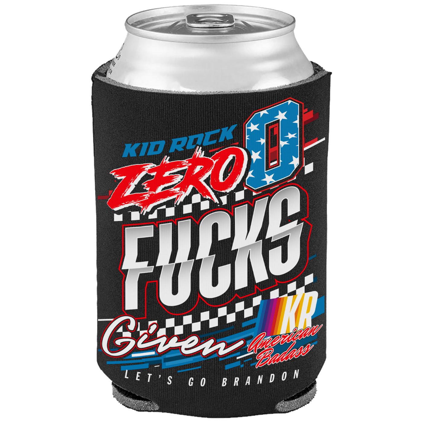 Zero Fucks Given Racing Koozie