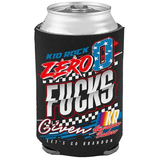 Zero Fucks Given Racing Koozie