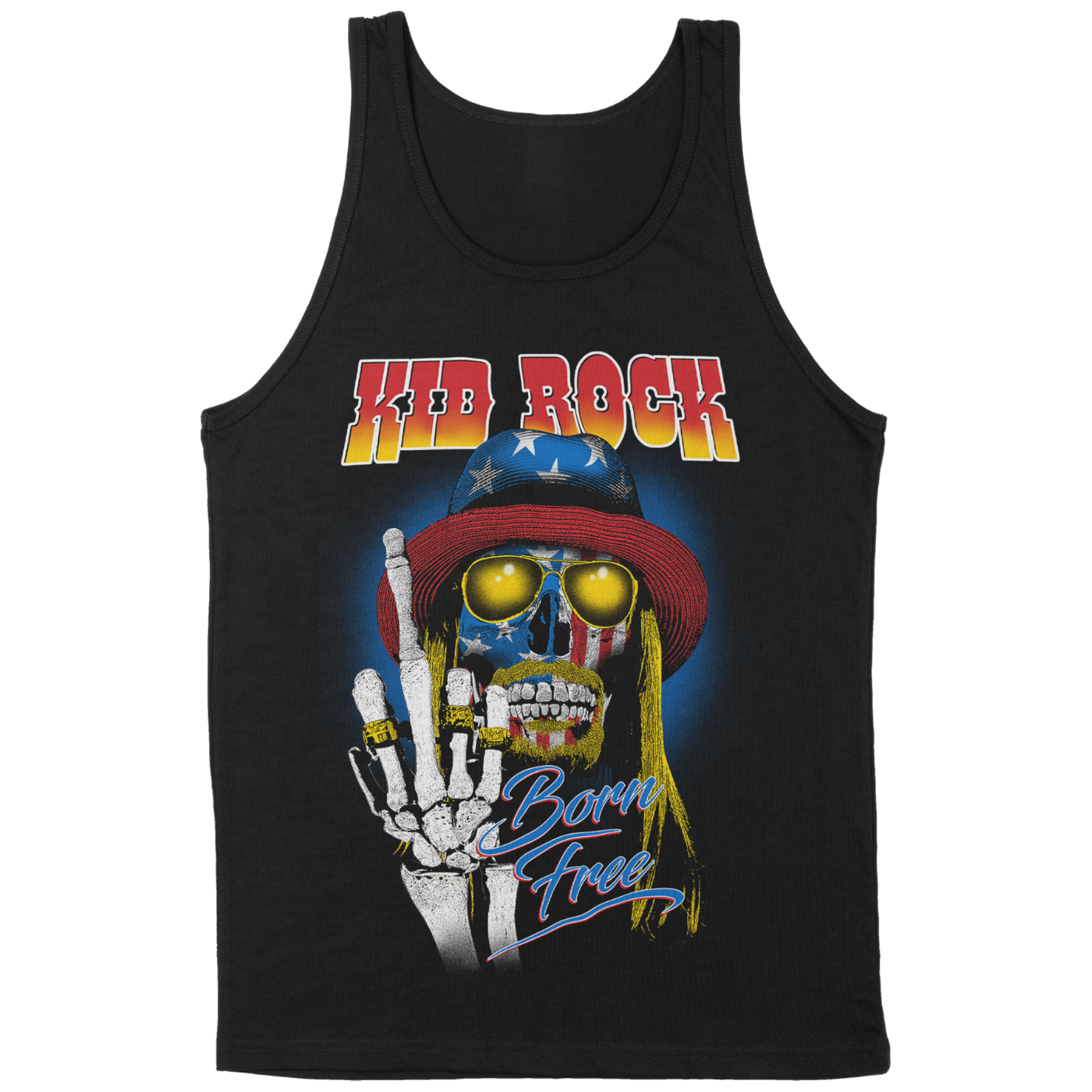 Skull Finger Unisex Tank