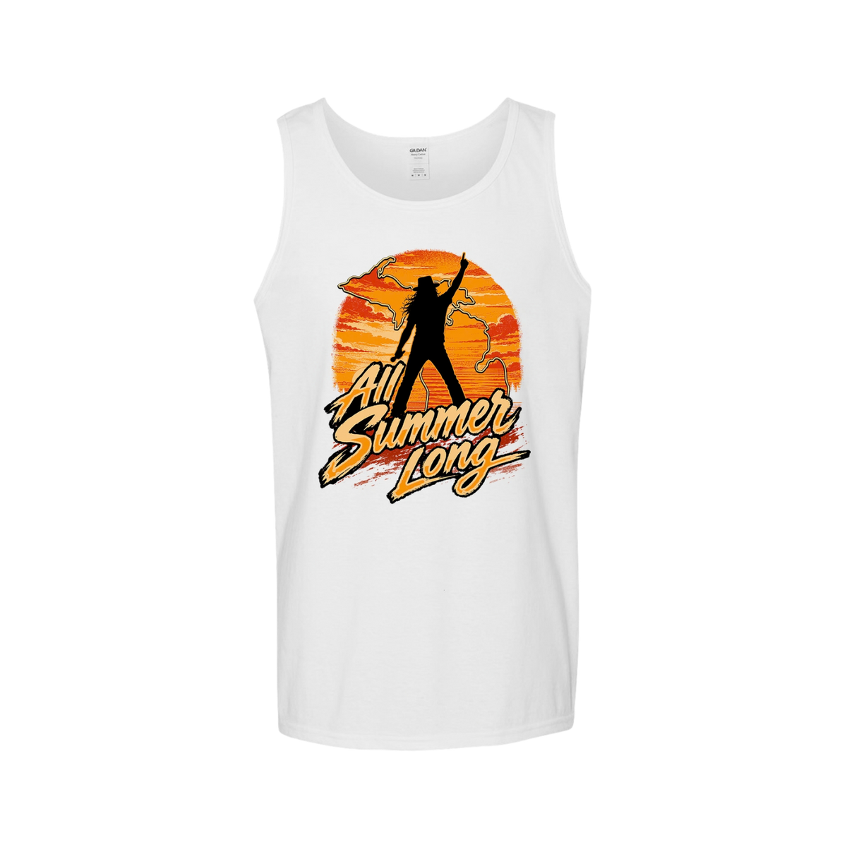 All Summer Long White Tank