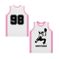 Bawitdaba White/Pink Jersey