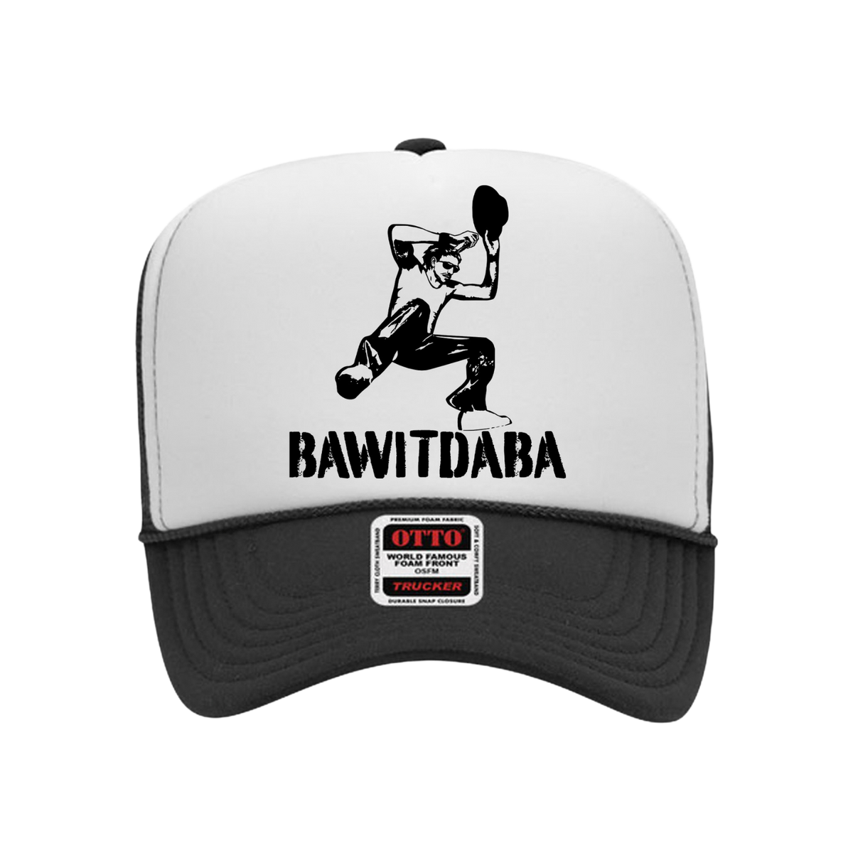 Bawitdaba White/Black Hat