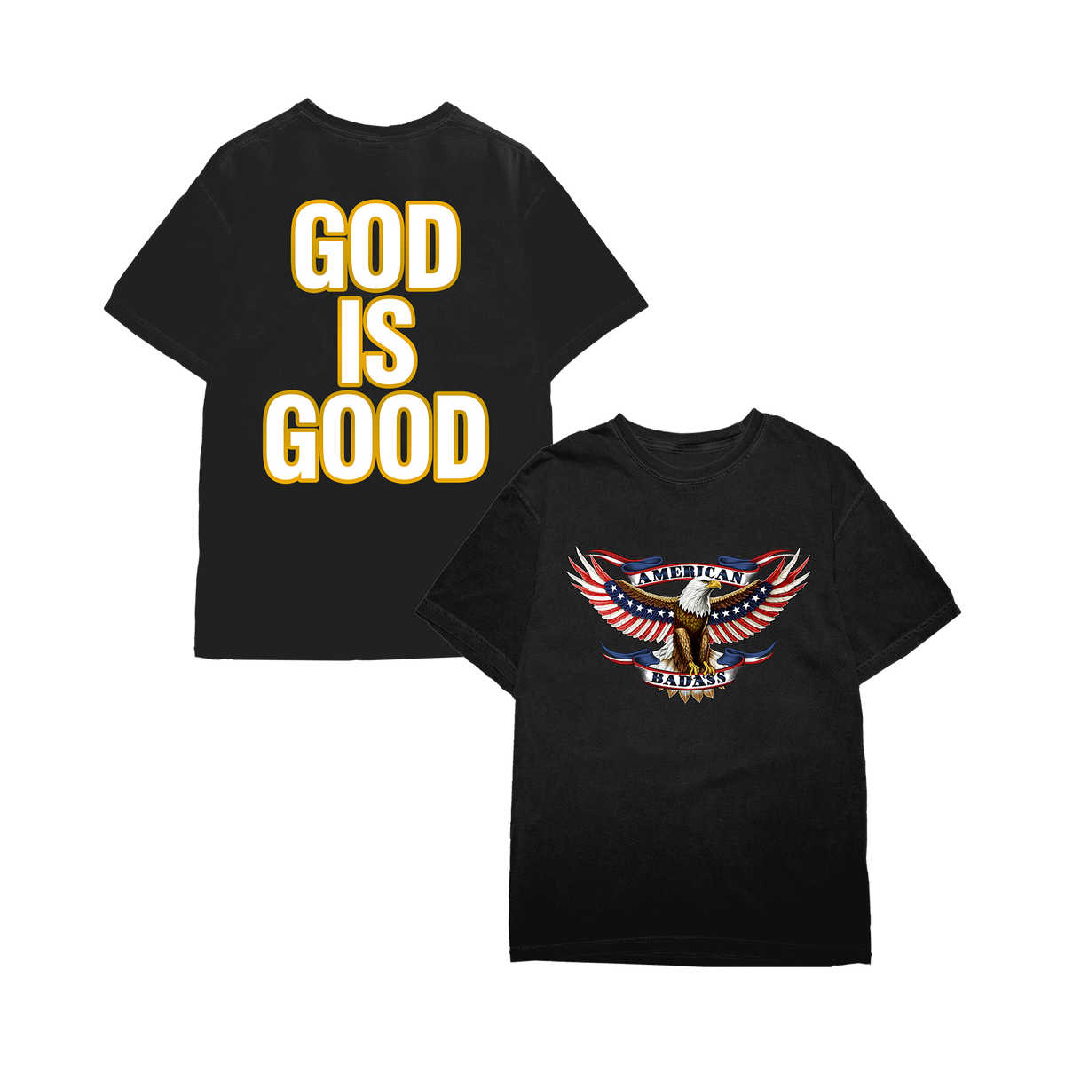 God is Good Black Tee
