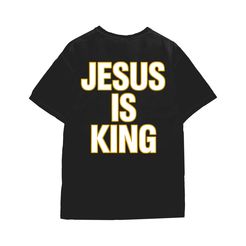 Jesus is King Black Tee