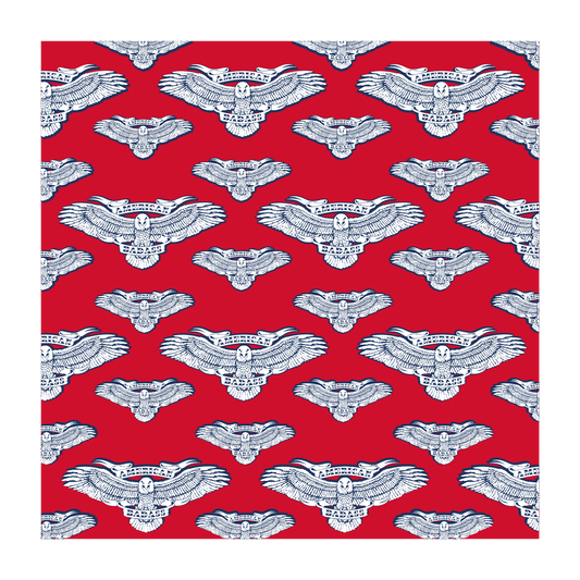 Badass Eagle Bandana (Red)