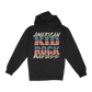 Flag Blocks Black Zip Hoodie