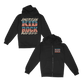 Flag Blocks Black Zip Hoodie