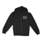 Flag Blocks Black Zip Hoodie