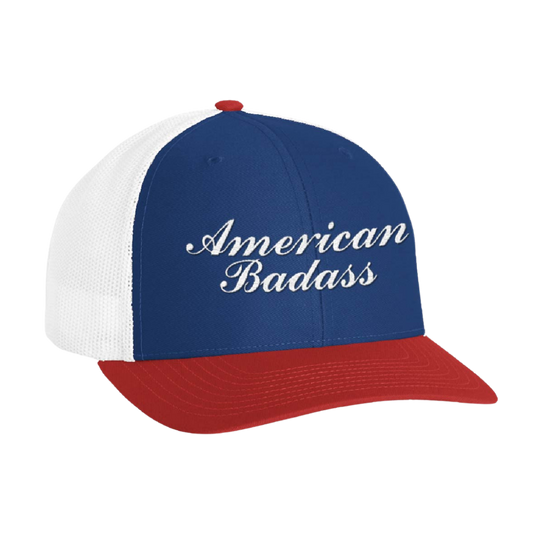 Garage Badass Hat (Red,White & Blue)