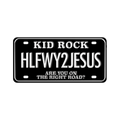 HLFWY2JESUS Black License Plate