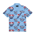 Free Vacation Blue Hawaiian Shirt