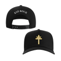 Jesus is King Cross Black Hat