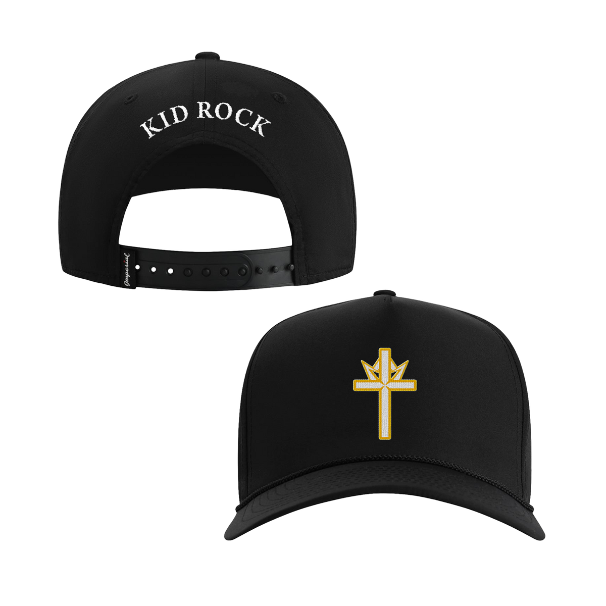 Jesus is King Cross Black Hat