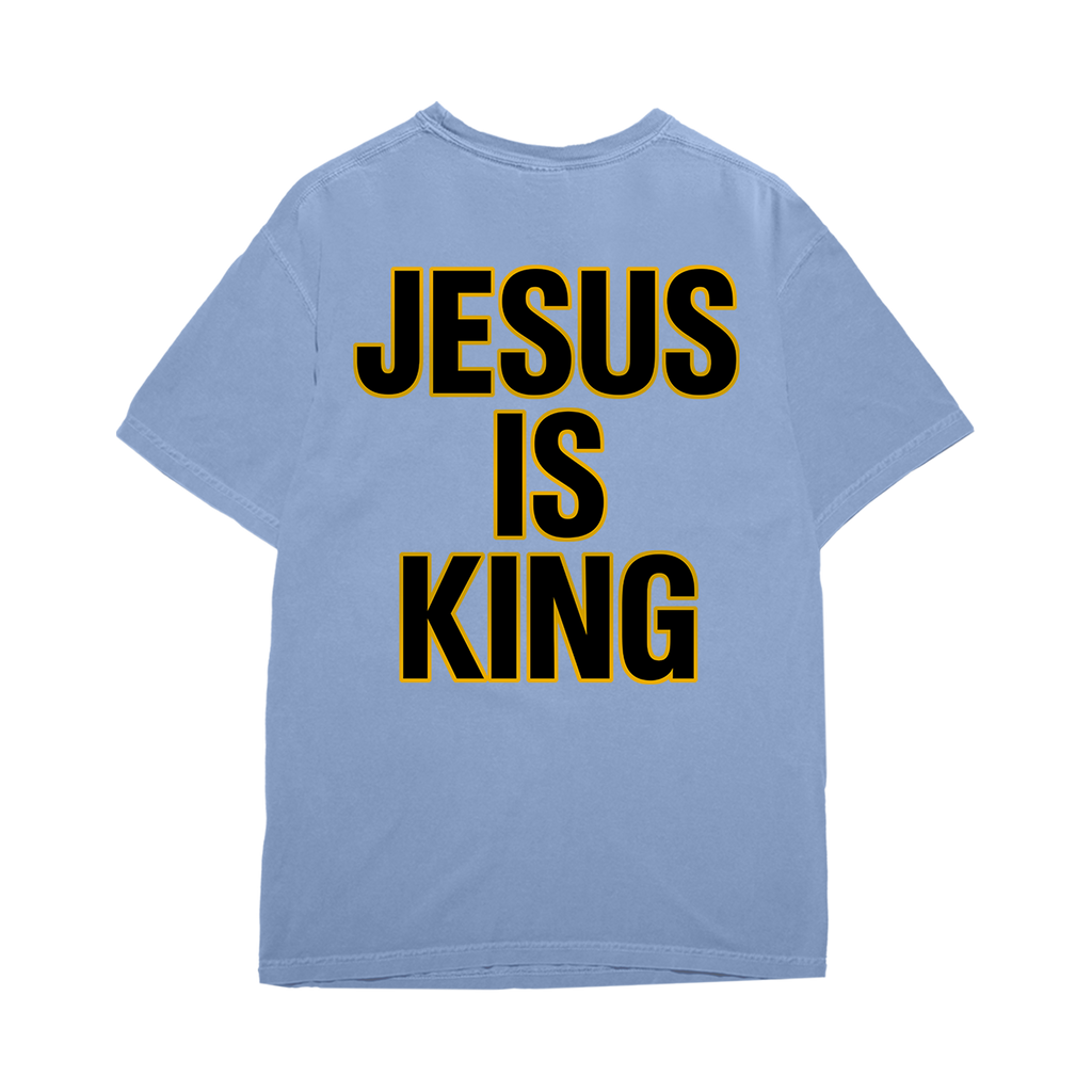Jesus is King Blue Tee