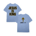 Jesus is King Blue Tee