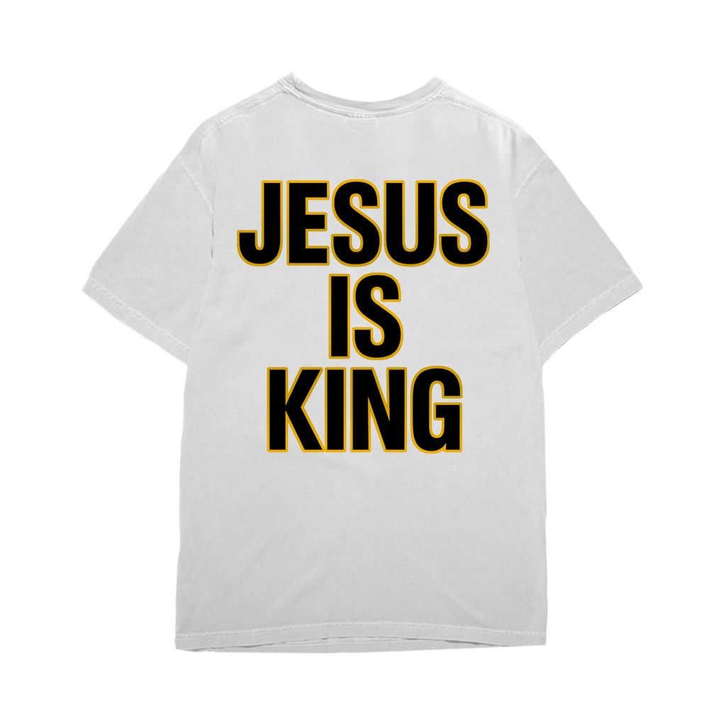 Jesus is King White Tee