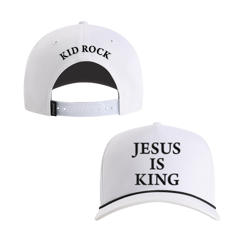 Jesus is King White Hat