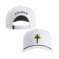 Jesus is King Cross White Hat