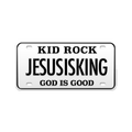 JESUSISKING White License Plate