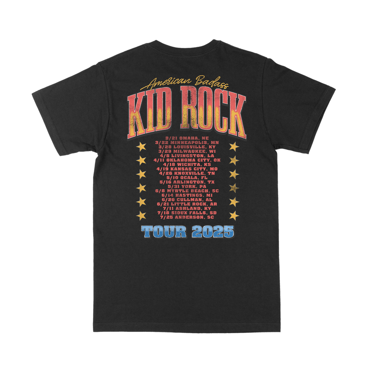 America Photo Flag Tour Tee