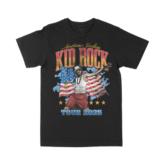 America Photo Flag Tour Tee