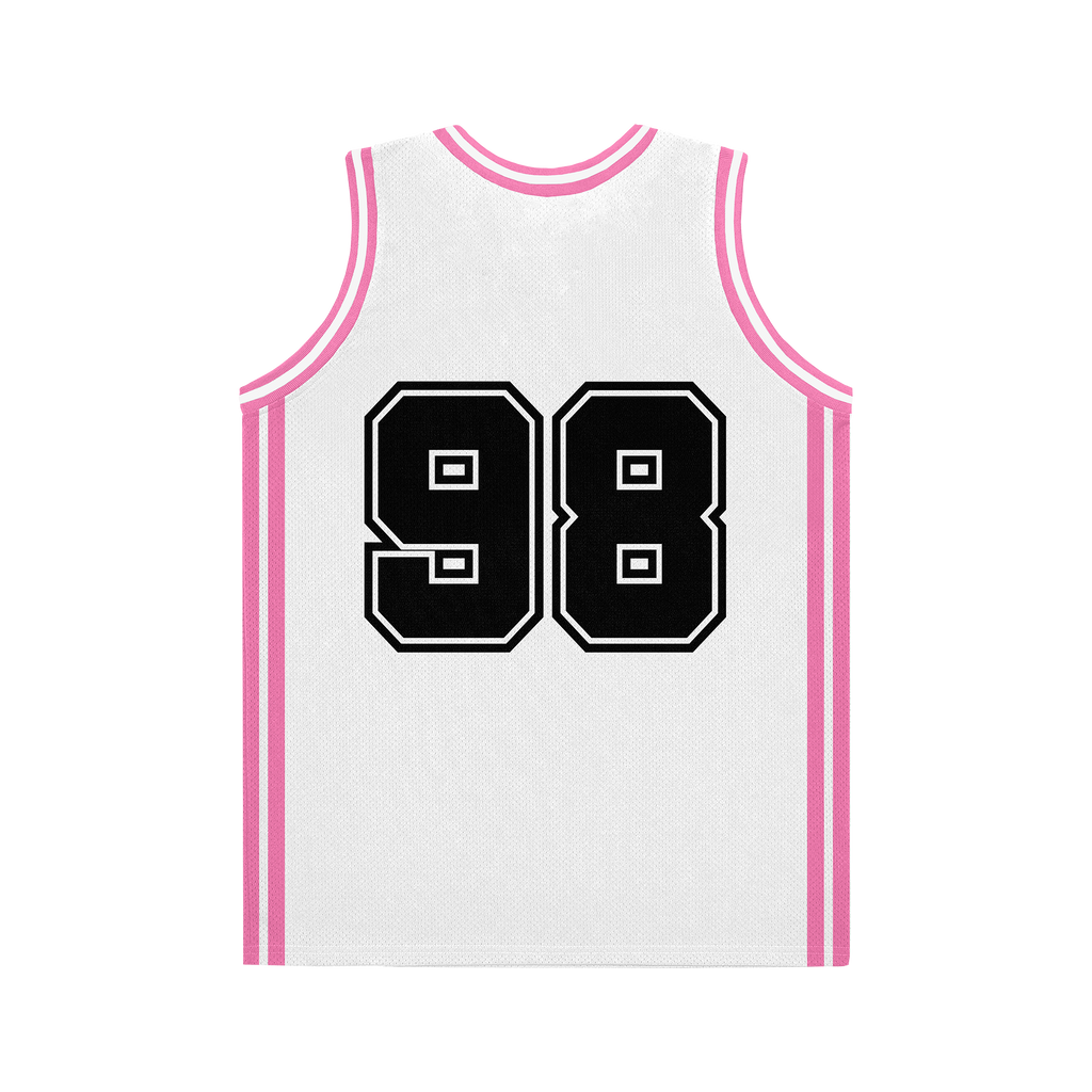 Bawitdaba White/Pink Jersey