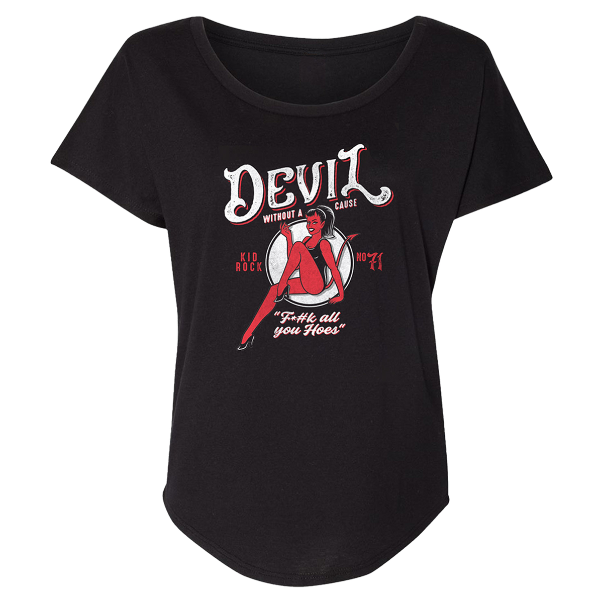 Devil Dolman Ladies T-Shirt