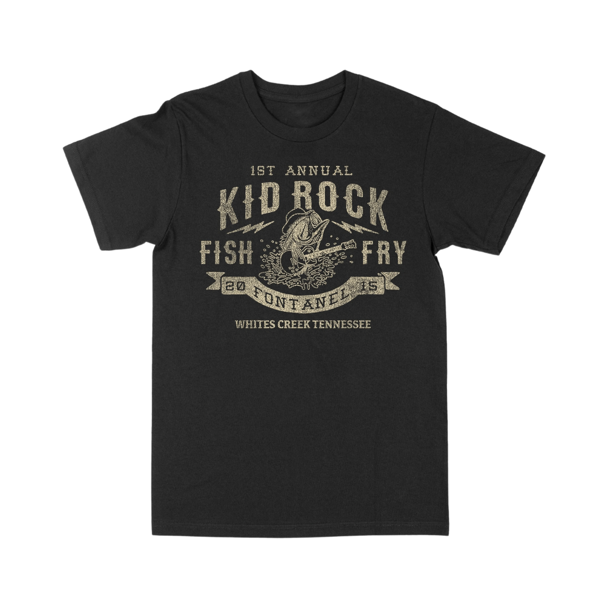 Vintage Fish Fry Black Tee